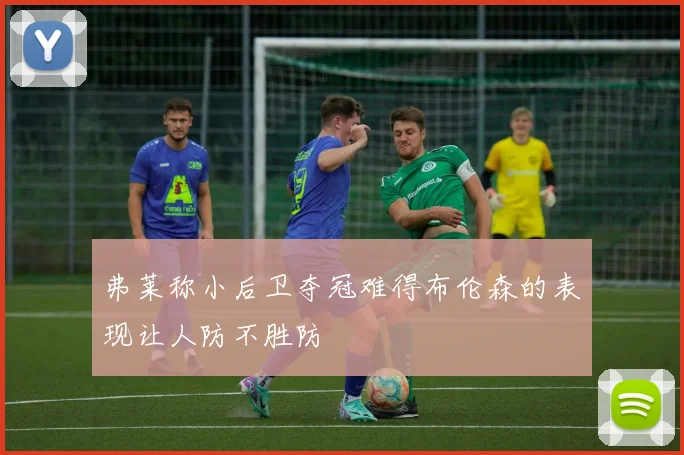 弗莱称小后卫夺冠难得布伦森的表现让人防不胜防